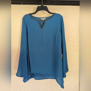 Juicy Couture L Georgette Blouse